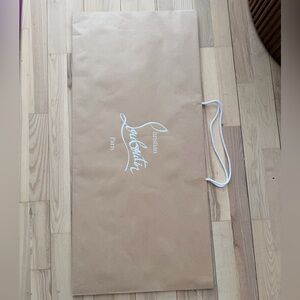 New Extra Large Christian Louboutin Boot Shopping Bag